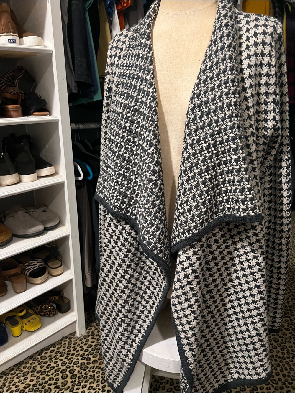 Everly Dark Teal and White Knit Top